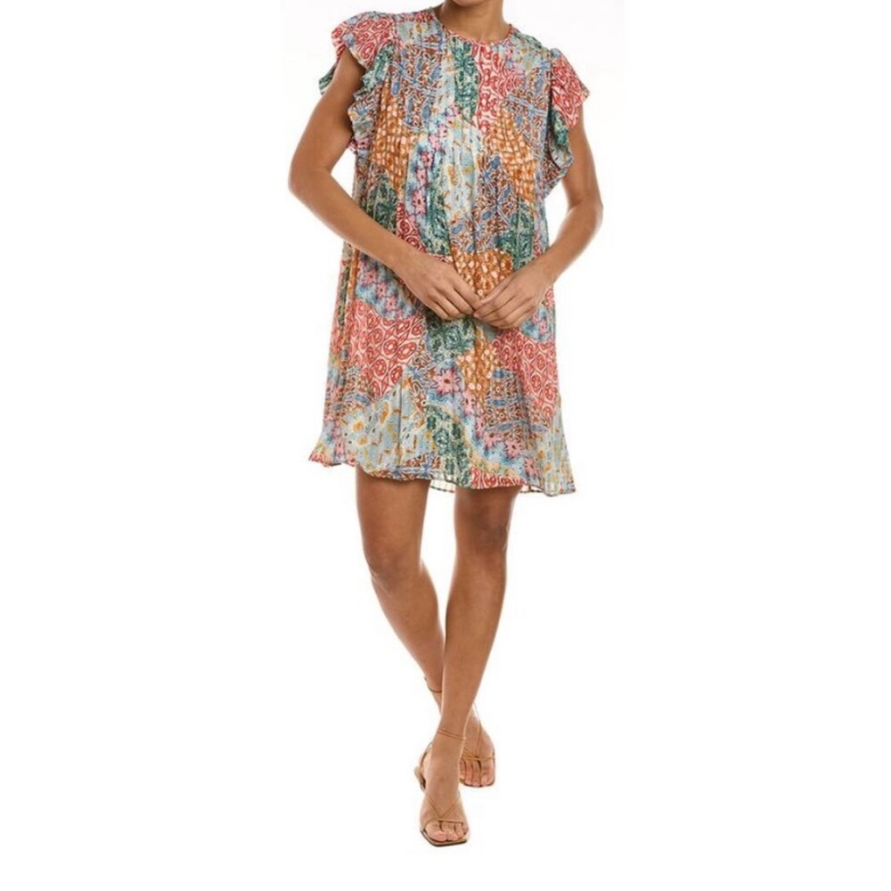 MARIE OLIVER CATIE silk blend mini dress